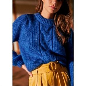Sezane - Jumper in Electric Blue